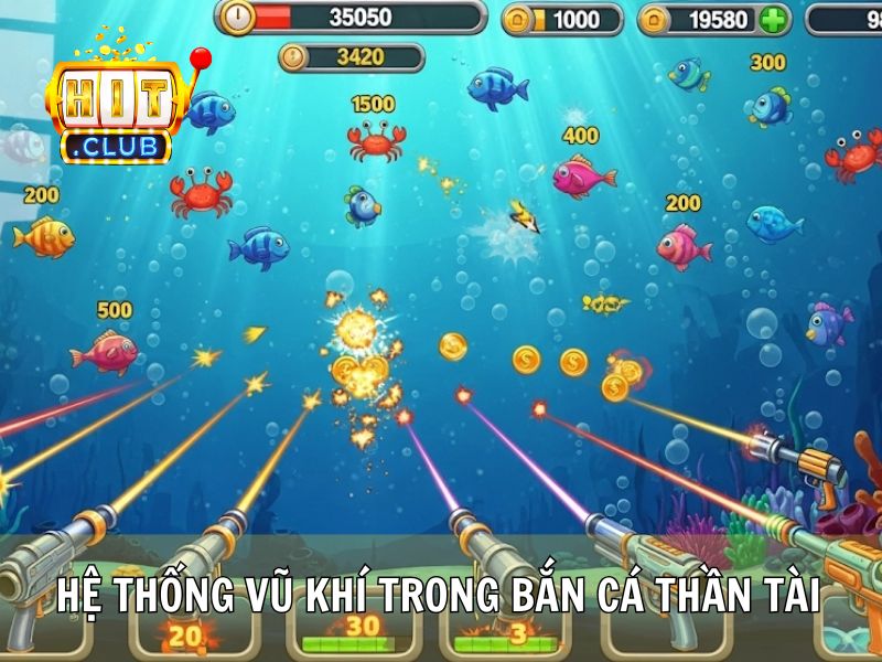 Hệ Thống Vũ Khí Trong Bắn Cá Thần Tài