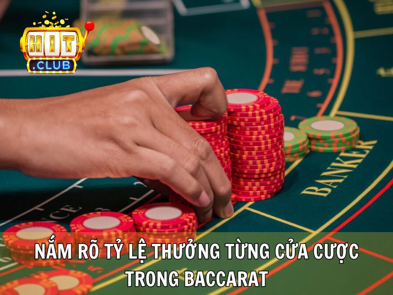 Nắm Rõ Tỷ Lệ Thưởng Từng Cửa Cược Trong Baccarat